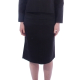 Aries Romford Pencil Skirt Women's Clothing R10r7093 (Black)